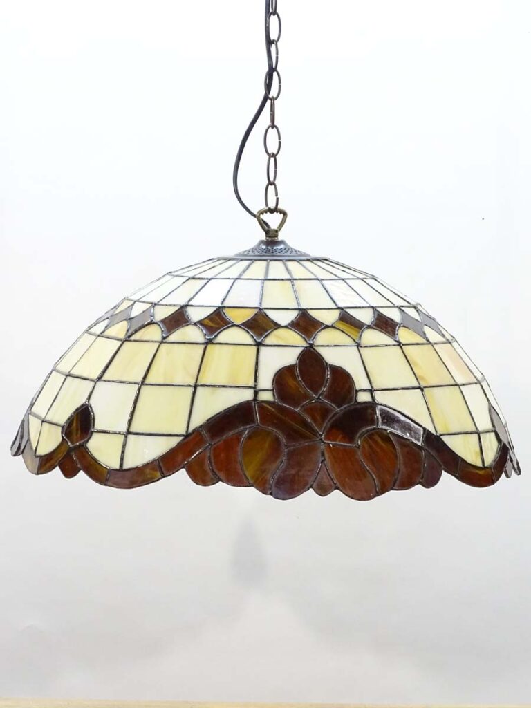 Honsel tiffany hanglamp bruintinten No. 517